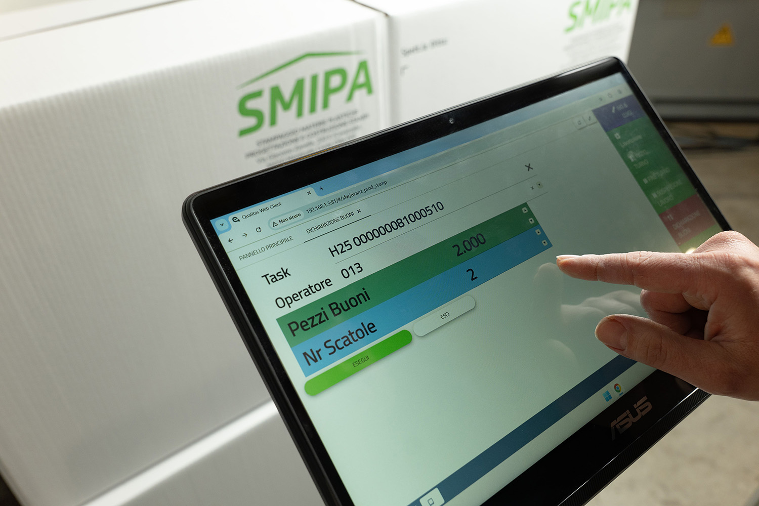 Gallery Smipa: gestione ordini